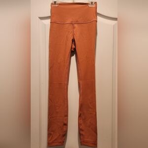 Lululemon Wunder Under 25" Leggings Rustic Coral Size 2